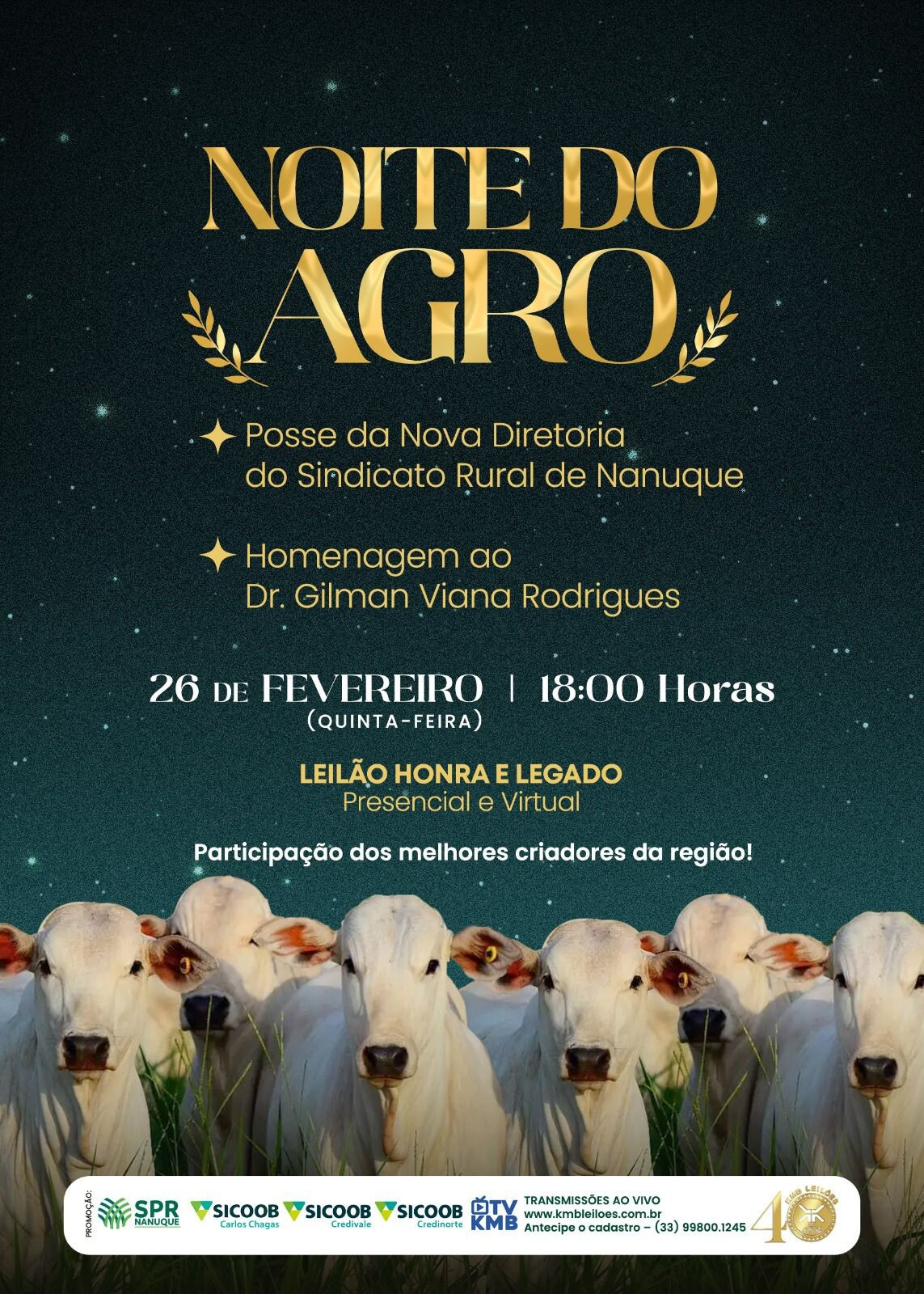 LEILÃO VIRTUAL HONRA E LEGADO