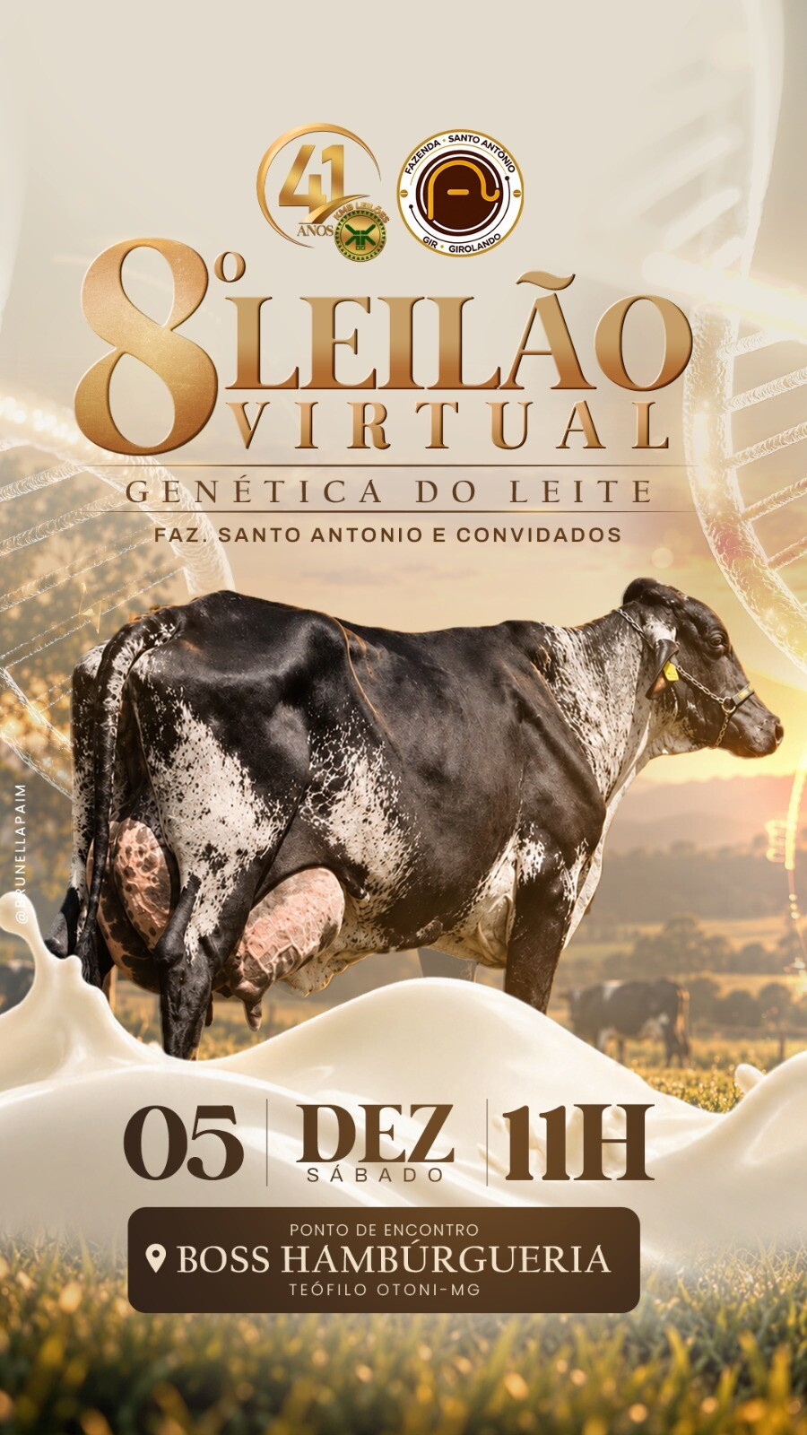 8º Leilão Virtual Genética do Leite